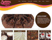 Tablet Screenshot of bubblesbakingco.com